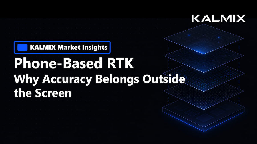 Phone-Based RTK: Why Accuracy Belongs Outside the Screen