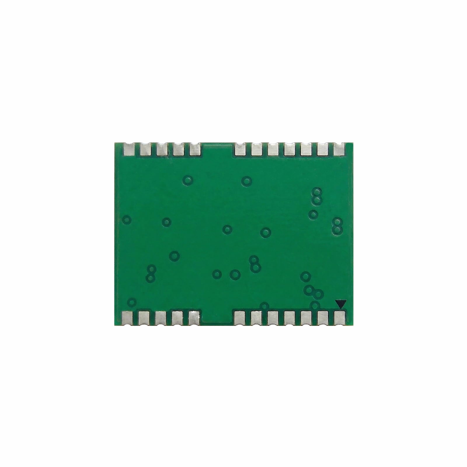 Kalmix GUIDE GNSS module back view showing PCB pads