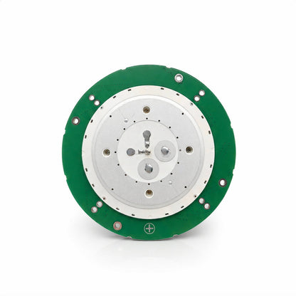 Bottom view of Kalmix Zenith GNSS antenna showing PCB structure and mounting holes
