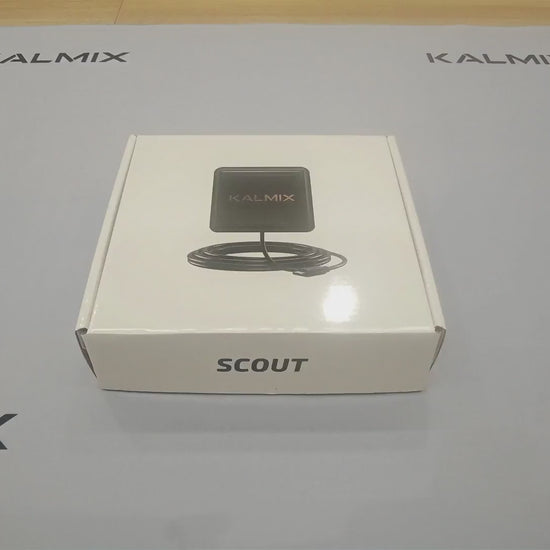 Kalmix SCOUT Series video preview showing the receiver packaging.